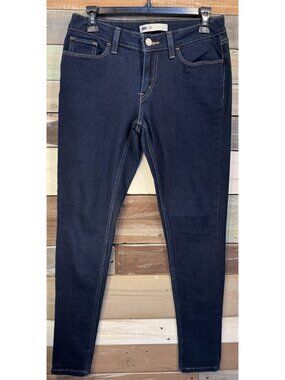 LEVI'S STRAUSS & CO Women Demi Curve Low Rise SKINNY SLIM Jeans Size W29 L28